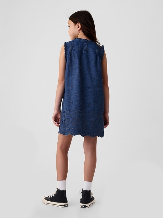 Image number 2 showing, Gap &#215 DÔEN Kids Eyelet Denim Dress