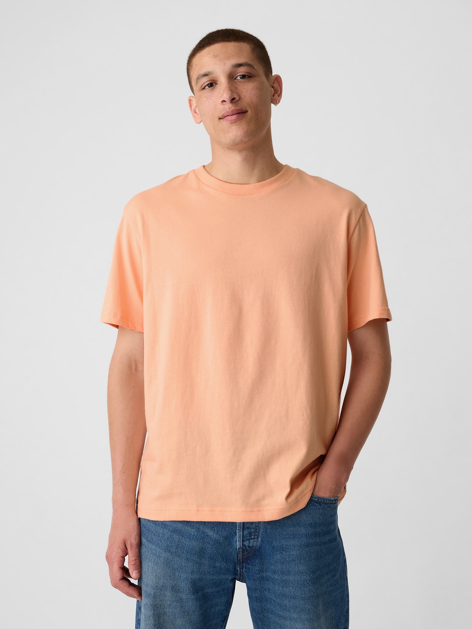 Shop Gap Original T-shirt In Peach Parfait