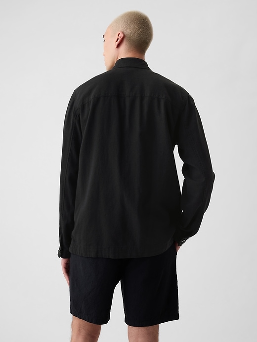 Image number 2 showing, Linen-Cotton Chore Jacket