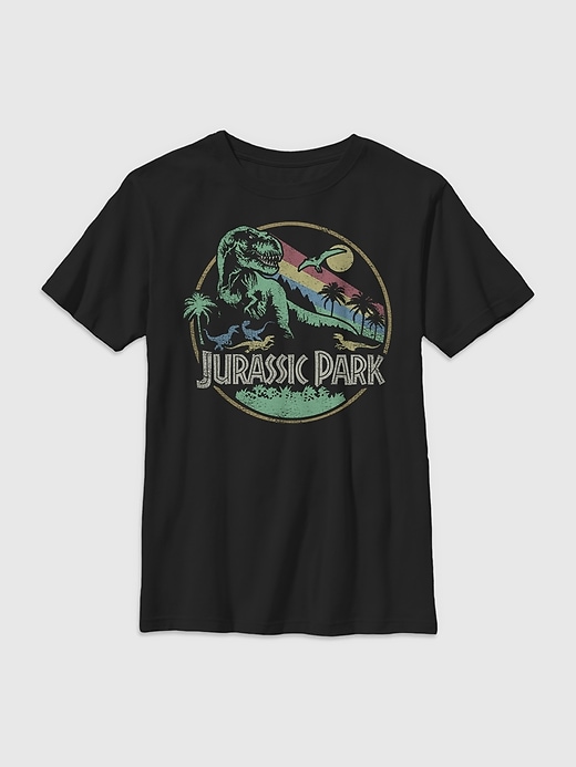 Image number 1 showing, Kids Jurassic Park Vintage Logo Graphic Tee