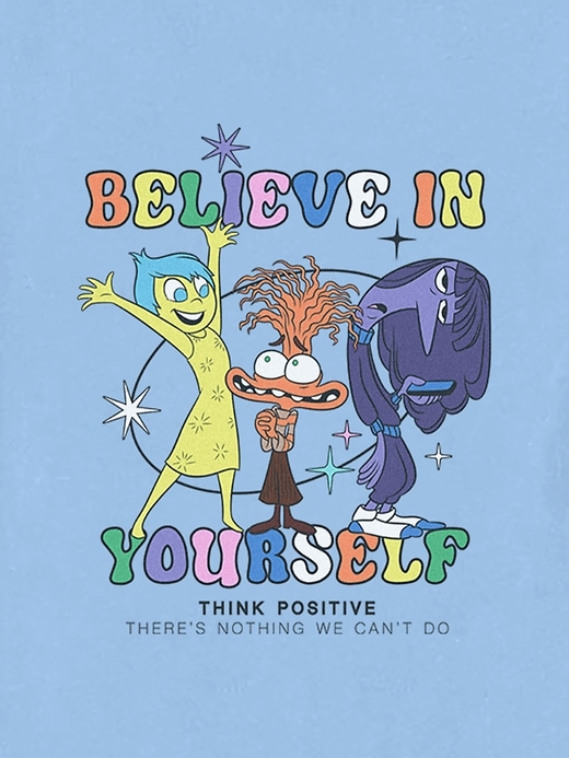 Image number 2 showing, Toddler Disney Pixar Inside Out 2 Believe In Yourself Graphic Tee