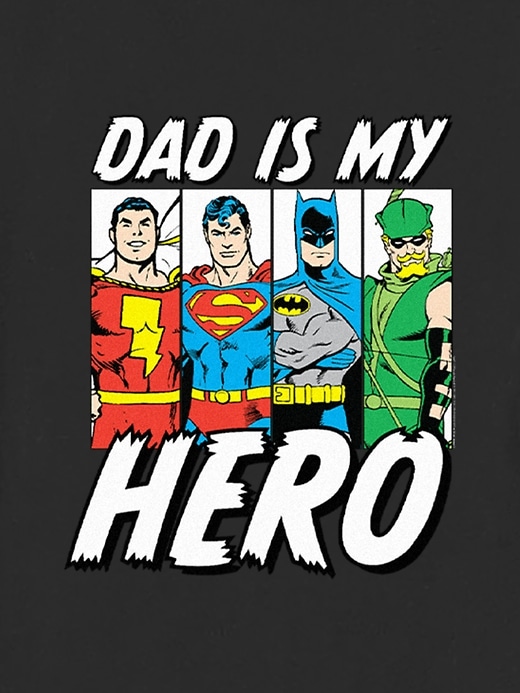 Image number 2 showing, Toddler DC Comics Justice League Hero Dad Graphic Tee