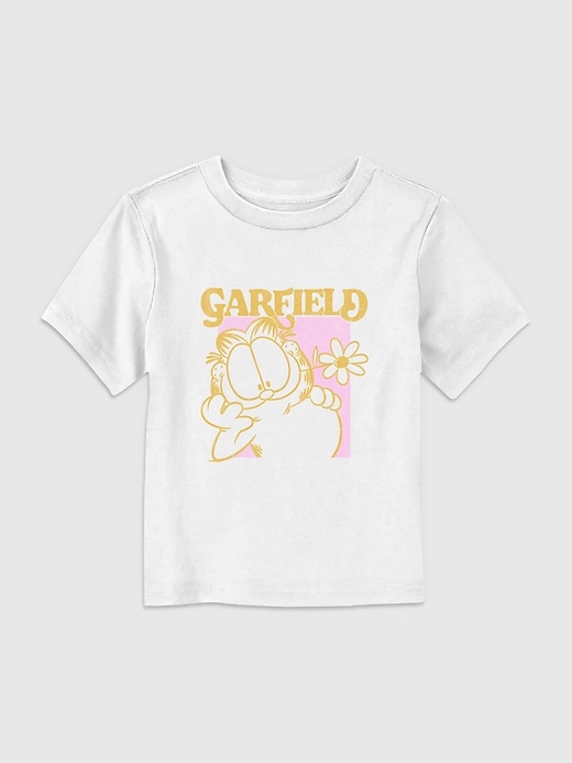 Image number 1 showing, Toddler Garfield Retro Flower Graphic Tee