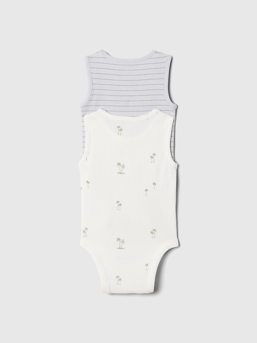 Image number 2 showing, Baby First Favorites Ribbed Tank Bodysuit (2-Pack)