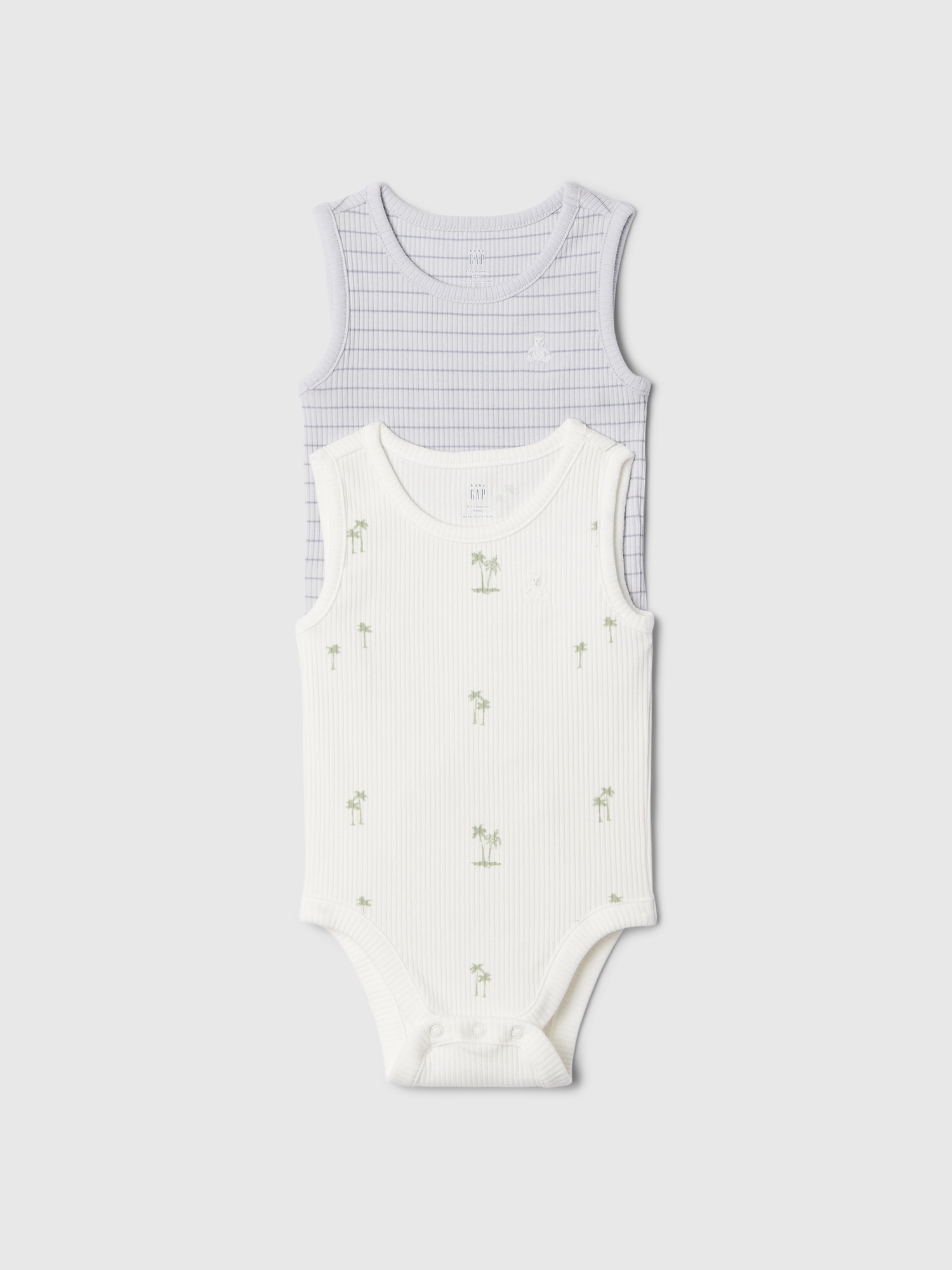 Baby First Favorites Ribbed Tank Bodysuit (2-Pack)