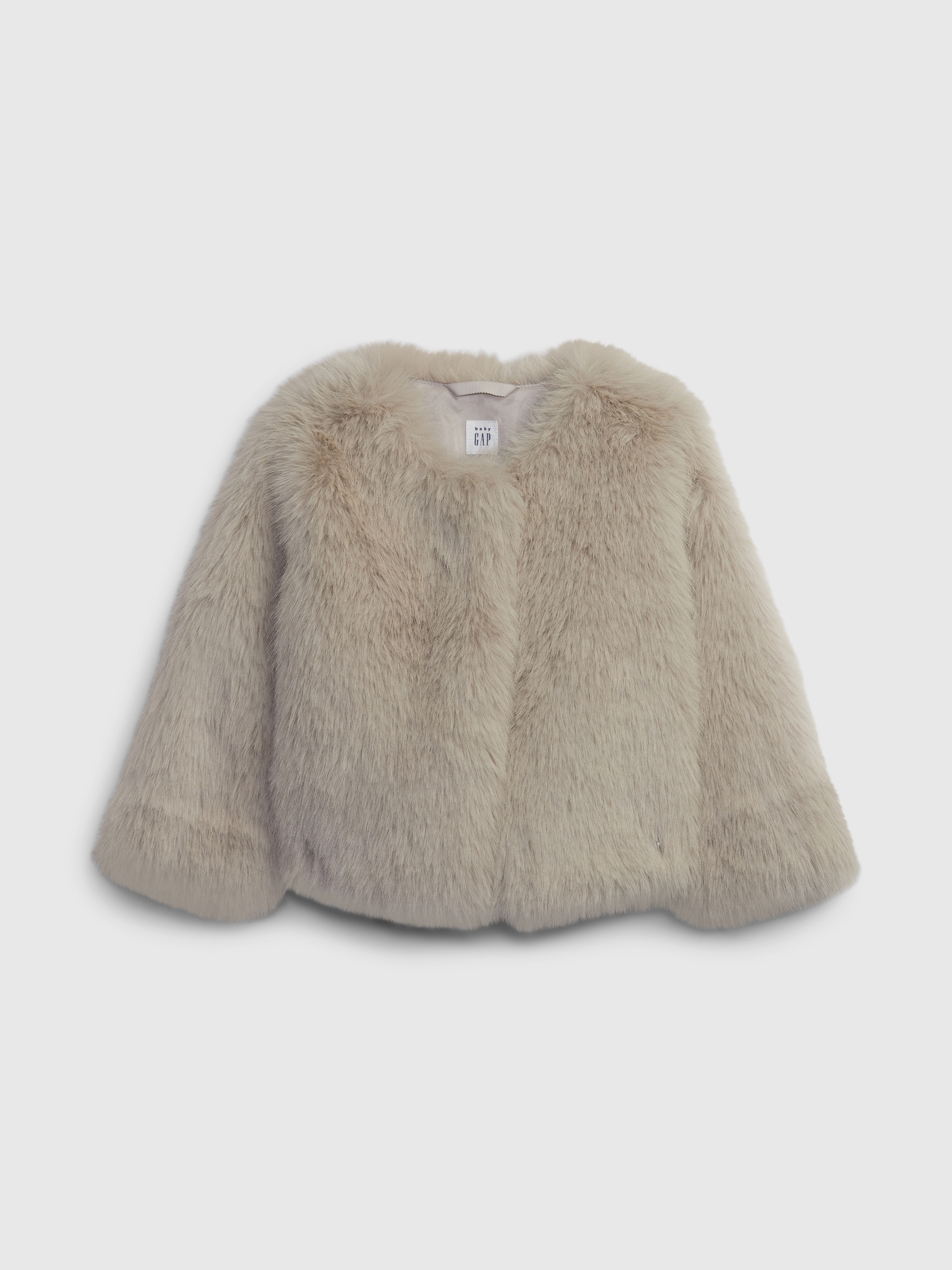 Faux fur coat gap best sale