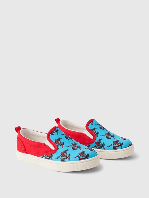 Image number 2 showing, babyGap &#124 Marvel Graphic Slip-On Sneakers