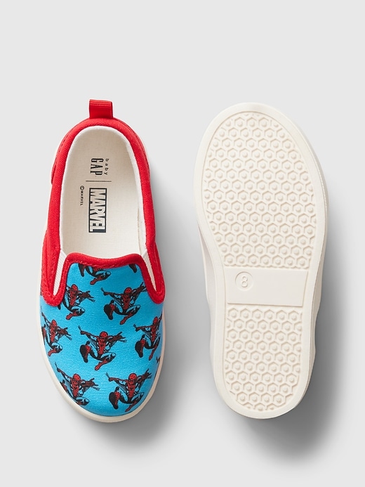 Image number 3 showing, babyGap &#124 Marvel Graphic Slip-On Sneakers