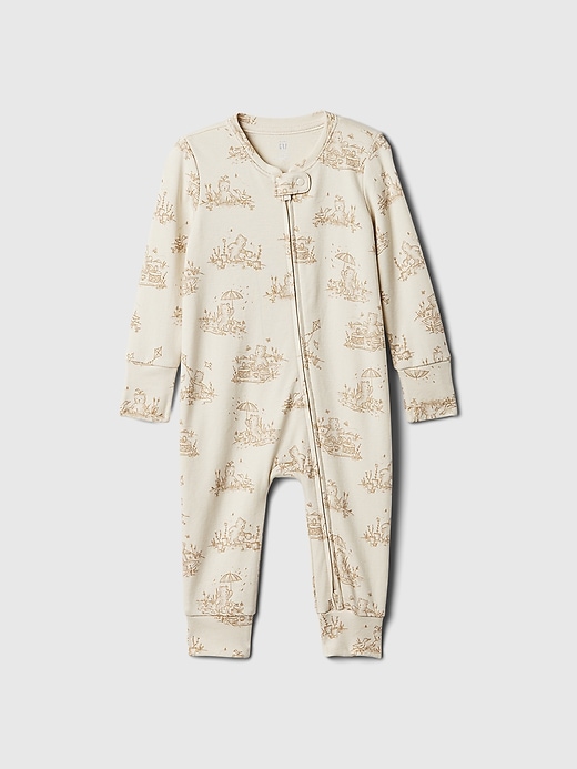 Image number 3 showing, Baby Supima® Footless One-Piece