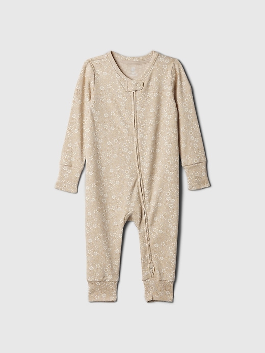 Image number 1 showing, Baby Supima® Footless One-Piece