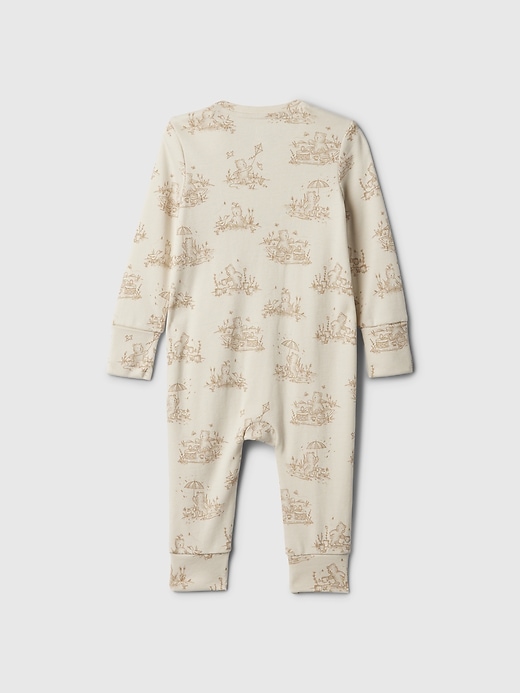 Image number 2 showing, Baby Supima® Footless One-Piece