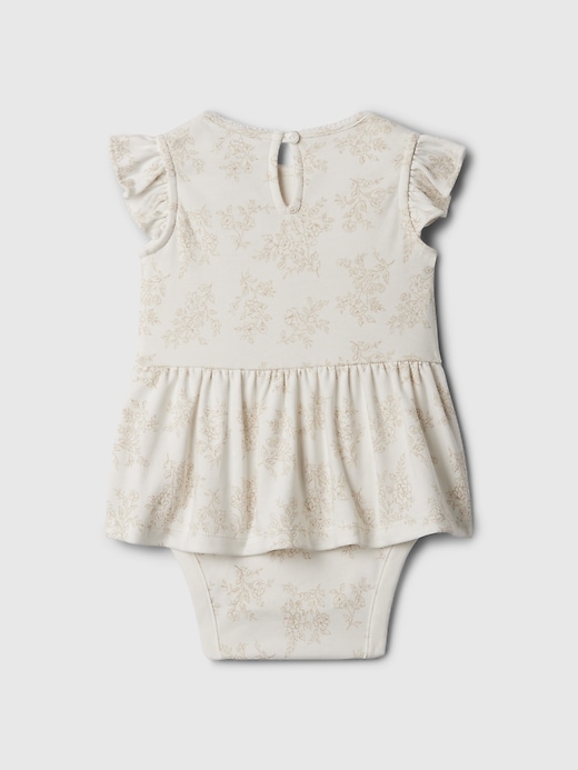Image number 2 showing, Baby Supima® Flutter One-Piece