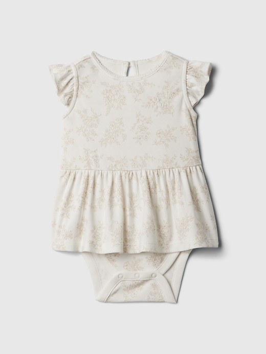 Image number 1 showing, Baby Supima® Flutter One-Piece
