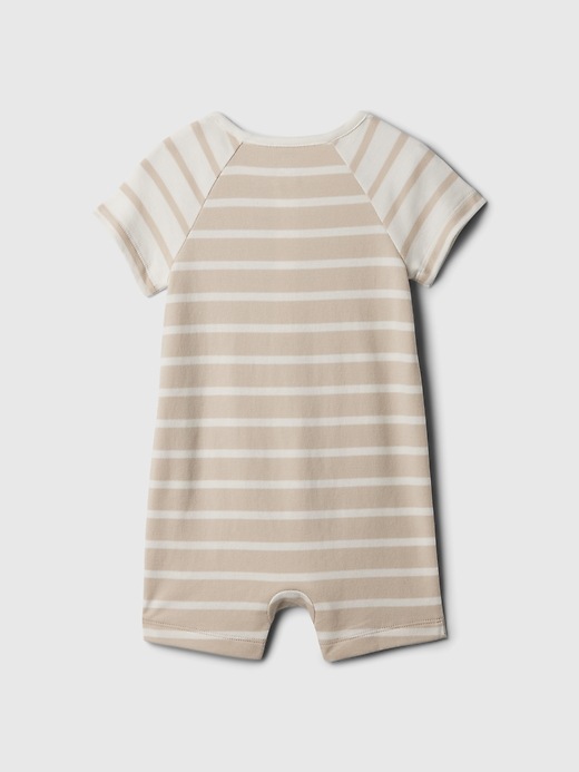 Image number 2 showing, Baby Supima® Shorty One-Piece