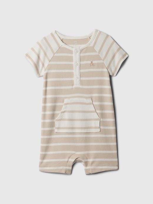 Image number 1 showing, Baby Supima® Shorty One-Piece