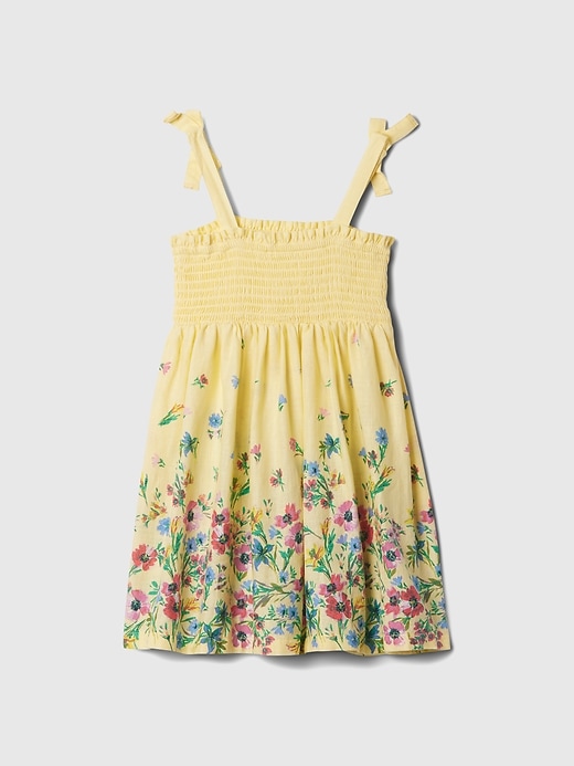 Image number 2 showing, babyGap Linen-Cotton Smocked Dress