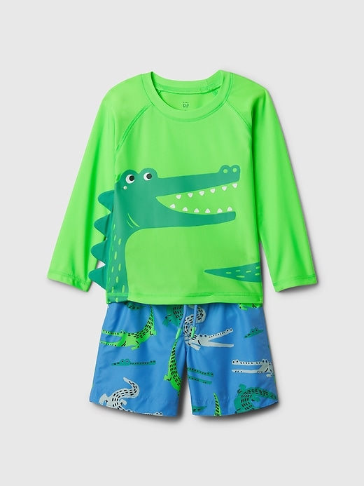 Image number 1 showing, babyGap Rash Guard Two-Piece