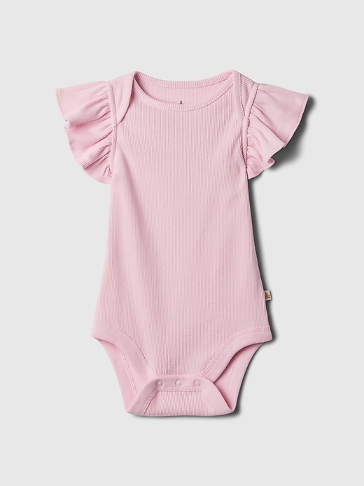 Image number 1 showing, babyGap Mix and Match Ruffle Bodysuit