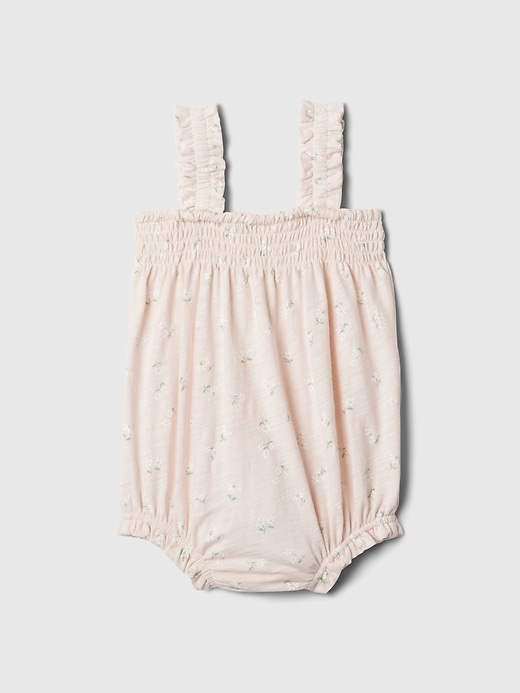 Image number 2 showing, Baby Smocked Shorty One-Piece