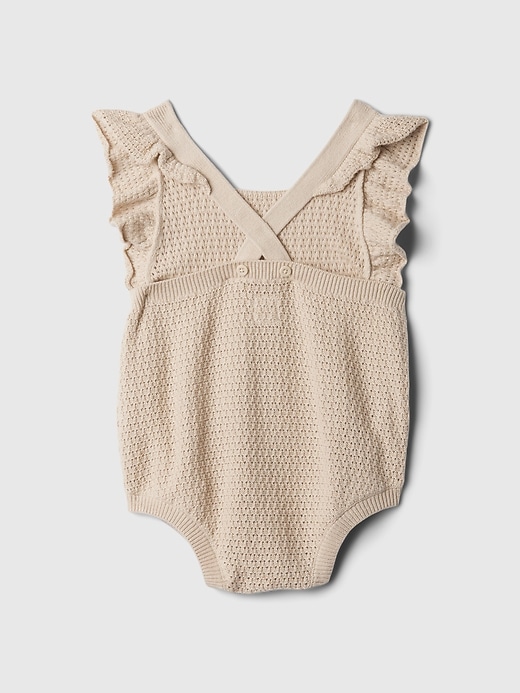 Image number 2 showing, Baby Crochet Shorty One-Piece