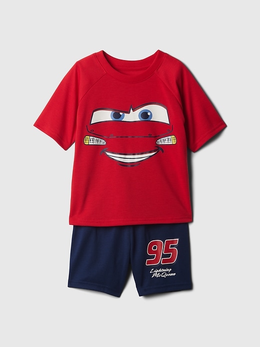 Image number 1 showing, Gap × Disney Baby Cars Short PJ Set