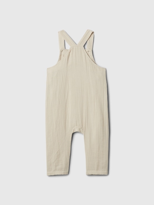 Image number 2 showing, Baby Crinkle Gauze Overalls