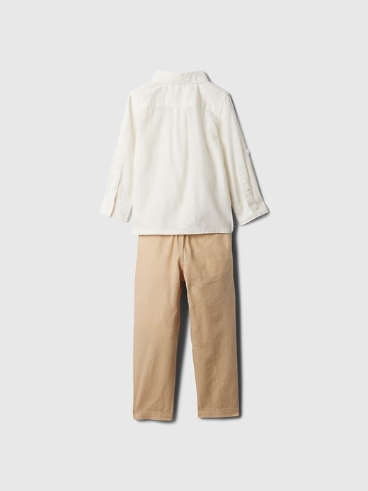 Image number 2 showing, babyGap Linen-Cotton Two-Piece Outfit Set
