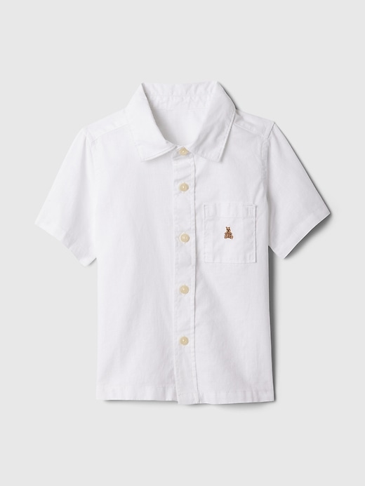 Image number 3 showing, babyGap Linen-Cotton Shirt