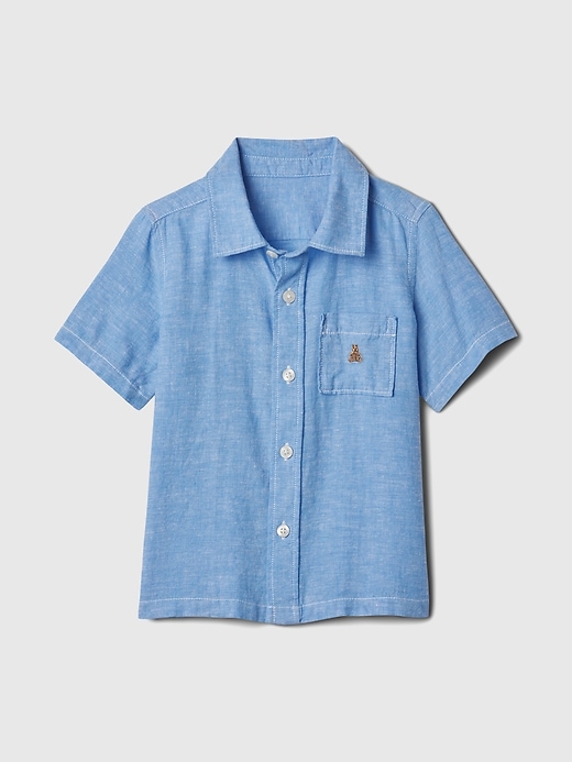 Image number 1 showing, babyGap Linen-Cotton Shirt