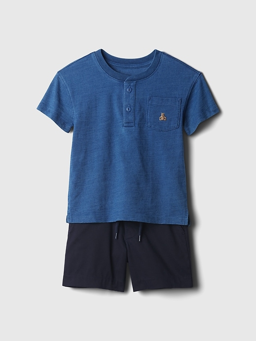 Image number 4 showing, babyGap Henley Outfit Set