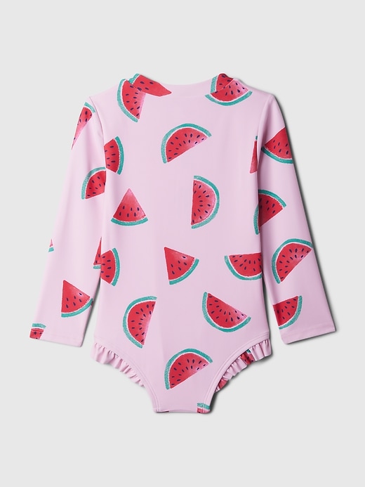 Image number 2 showing, babyGap Zip Swim Rash Guard