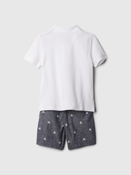 Image number 2 showing, babyGap Polo Outfit Set