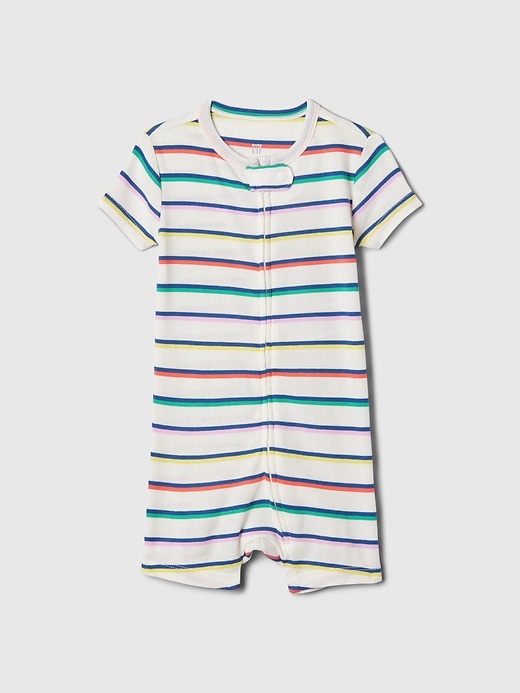 Image number 1 showing, babyGap Organic Cotton PJ Shorty One-Piece