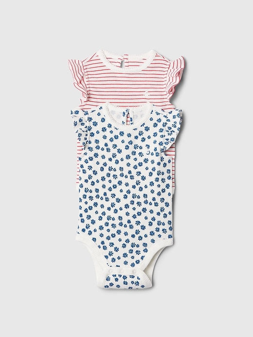 Image number 1 showing, Baby First Favorites Flutter Bodysuit (2-Pack)