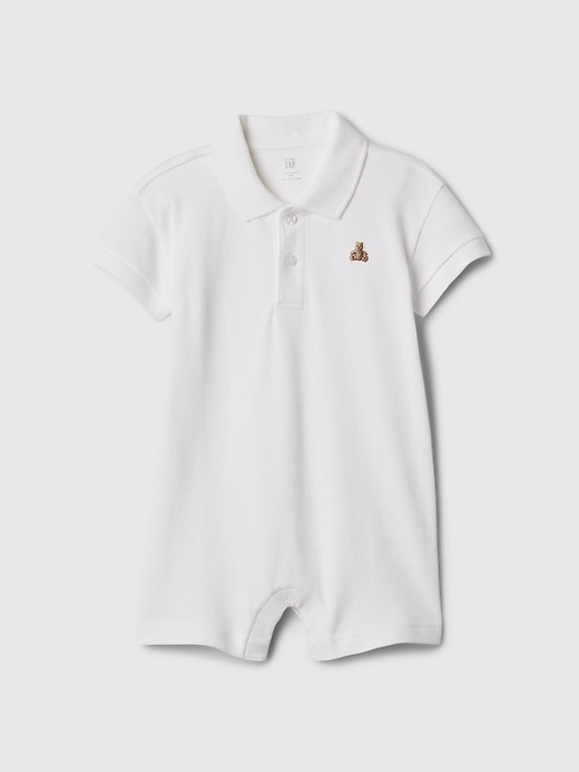 Image number 3 showing, Baby Pique Polo Shorty