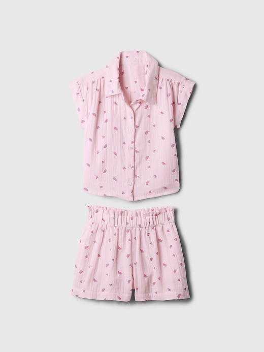 Image number 1 showing, babyGap Crinkle Gauze Two-Piece Outfit Set