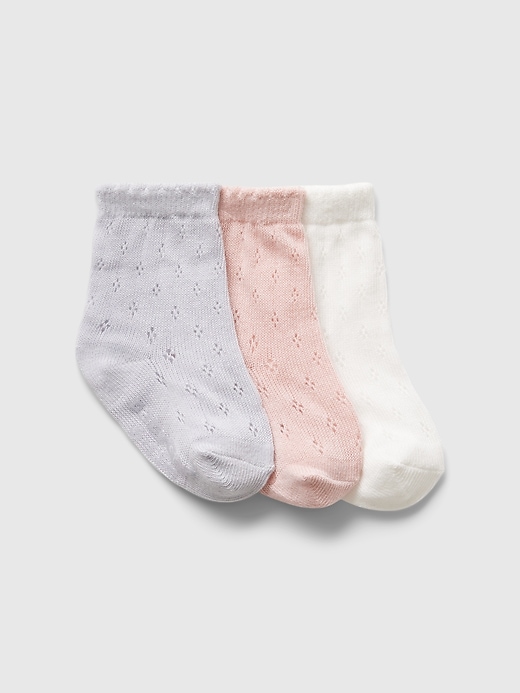 Image number 1 showing, Baby First Favorites Crew Socks (3-Pack)