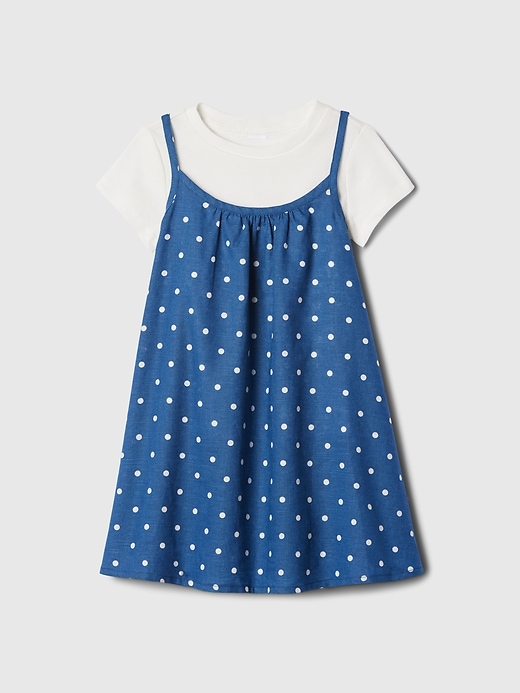 Image number 1 showing, babyGap Linen-Cotton Dress Set