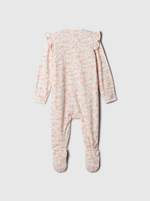 Image number 2 showing, Baby First Favorites Organic Cotton Footed One-Piece