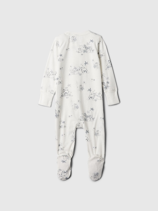 Image number 2 showing, Baby First Favorites Organic Cotton Footed One-Piece