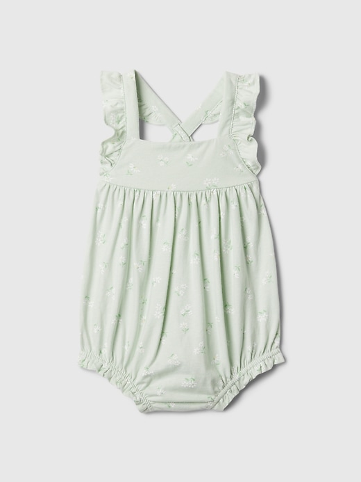 Image number 1 showing, Baby Ruffle Shorty One-Piece