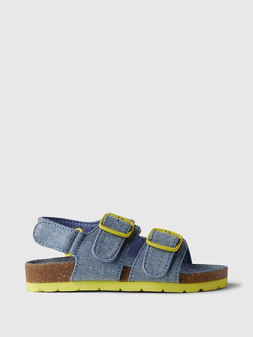 Image number 1 showing, Toddler Chambray Sandals