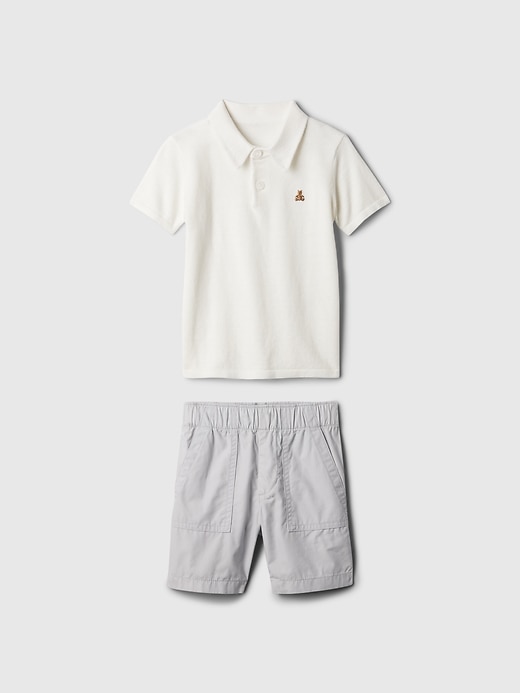 Image number 1 showing, babyGap Polo Sweater Outfit Set