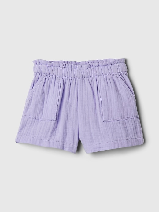 Image number 3 showing, babyGap Crinkle Gauze Pull-On Shorts