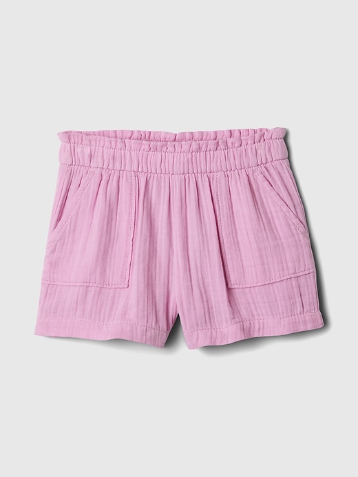 Image number 4 showing, babyGap Crinkle Gauze Pull-On Shorts