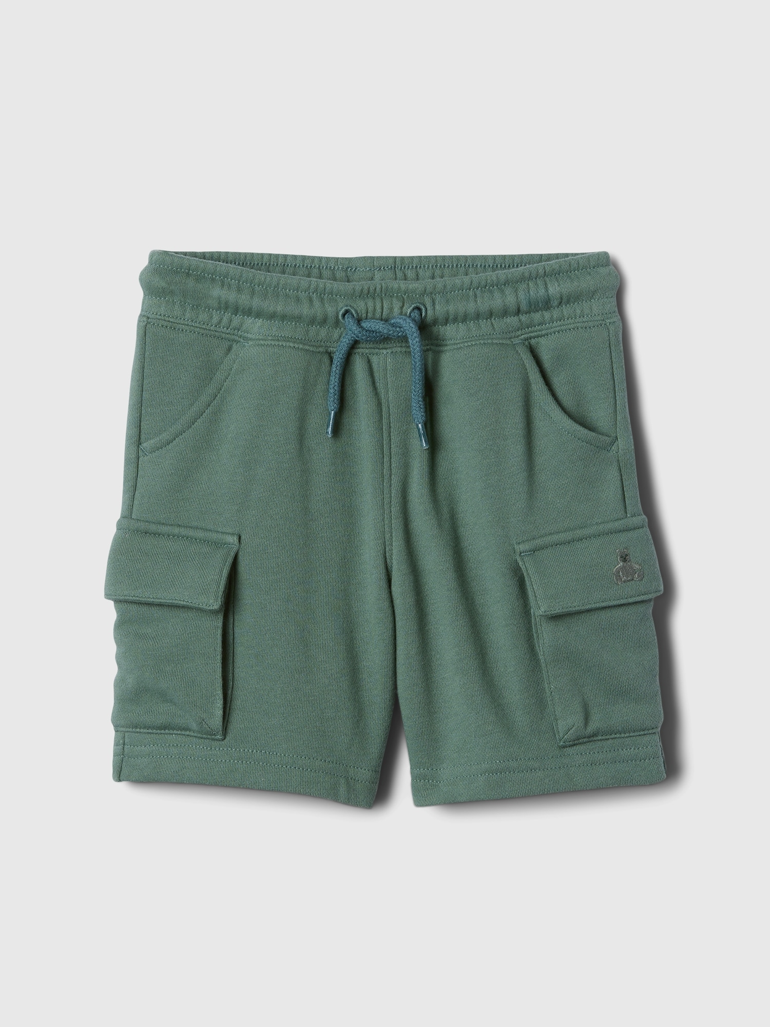 Shop Gap Baby Cargo Sweat Shorts In Dark Forest Green
