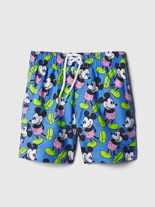 Image number 1 showing, babyGap &#124 Recycled Disney Mickey Mouse Swim Trunks