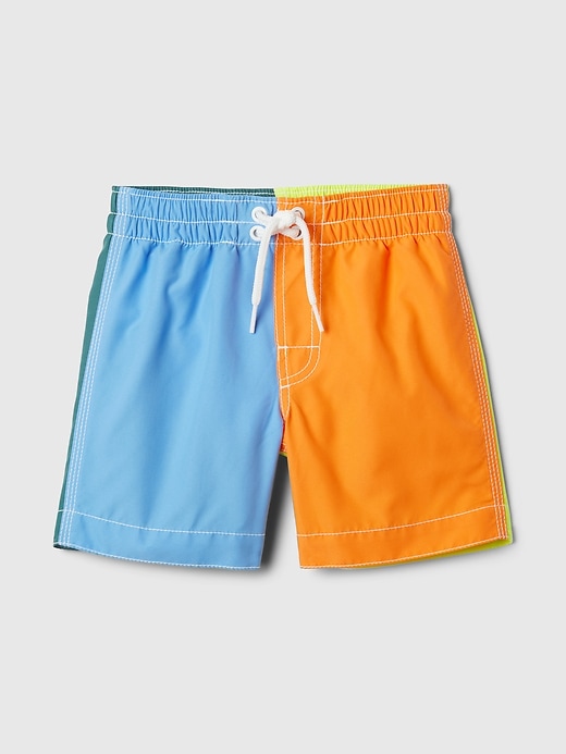 Image number 1 showing, babyGap Recycled Swim Trunks