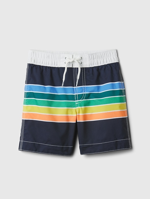 Image number 1 showing, babyGap Recycled Swim Trunks