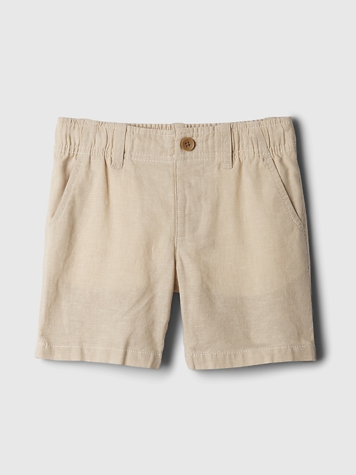 Image number 3 showing, babyGap Linen-Cotton Shorts